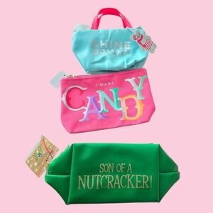 Holiday Makeup Bags